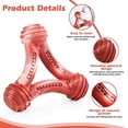 thumbnail image 3 of Juguetes Indestructibles para Perros, Juguete para Perros Mediano y Aburrido, Juguetes para Perros Resistentes para Masticadores Agresivos - Sabor a Carne - Cuidado Dental con Cepillo de Dientes - Prá, 3 of 5