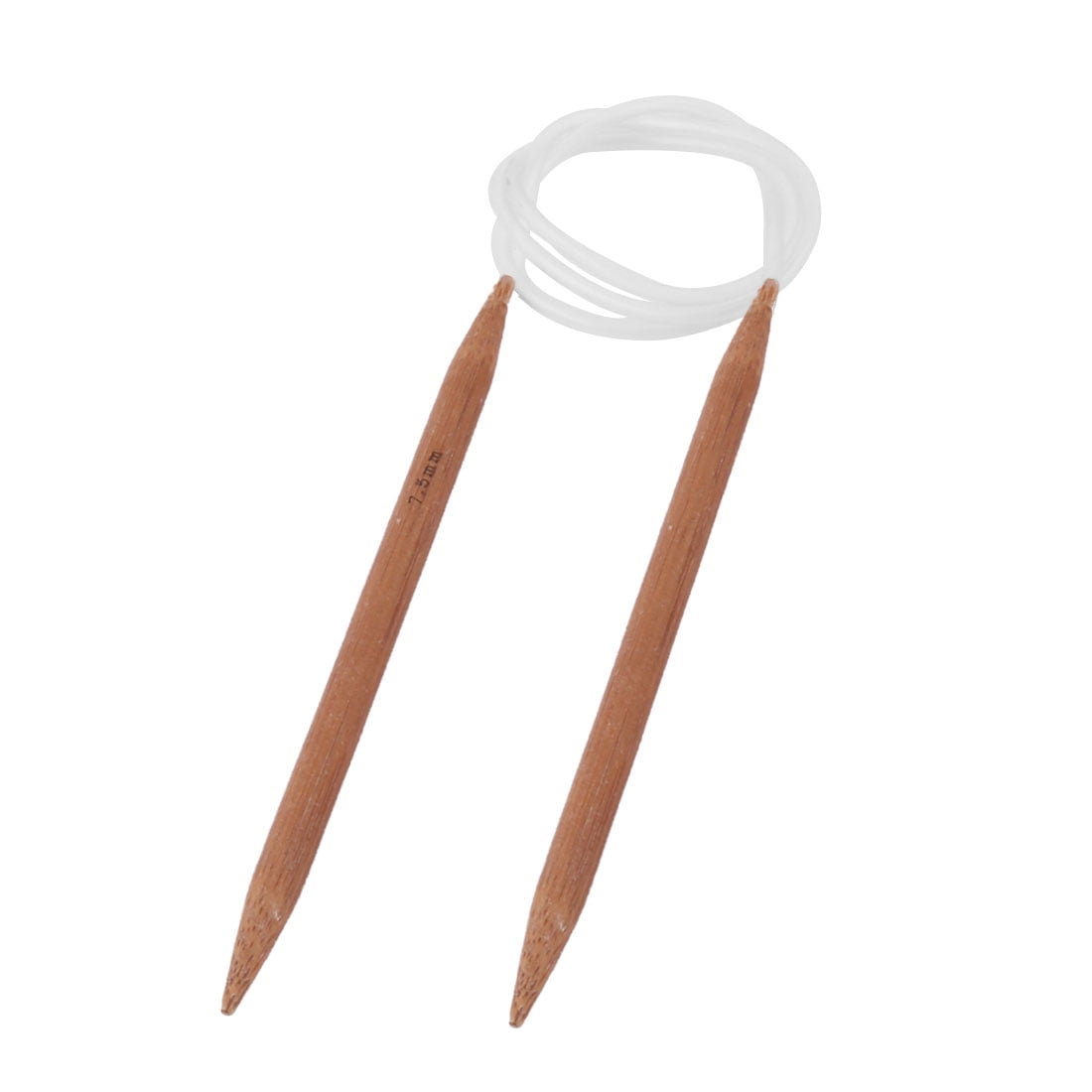 Rubber Pipe Connecting Yarn Handcraft Knitting Needles 7.5mm Dia 80cm