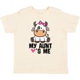 thumbnail image 3 of Inktastic My Aunt Loves Me Girl Cow Girls Toddler T-Shirt, 3 of 5