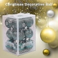thumbnail image 5 of 2 uds 24 bolas de decoración navideña inastillables adornos de bolas colgantes de árbol, 5 of 5