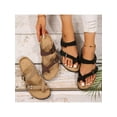 thumbnail image 6 of Women's Comfortable Cork Footbed Adjustable Strap Sandals - Perfect for Beach, Summer, or Everyday Slip-On, 6 of 8