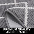 thumbnail image 3 of CPDD CPDD Tapis de Porte Intérieur, Antidérapant Absorbant Résistant à la Saleté Entrée Durable Lavable en Machine CPDD pour Entrée, Profil Bas Intérieur Tapis de Sol, 24 Pouces x 36 Pouces, Gris Gris 24 Pouces x 36 Pouces, 3 of 7