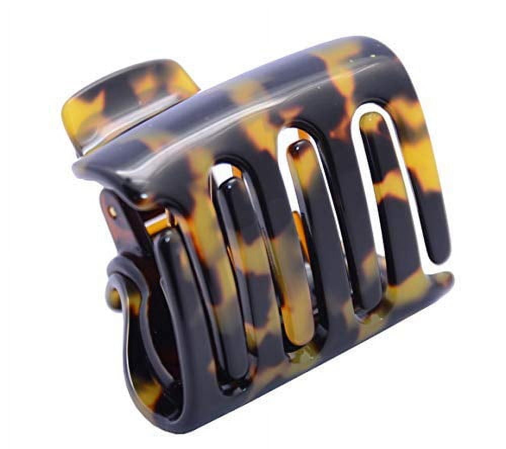 French Amie Big Fat Handmade Celluloid Acetate Jaw Hair Claw for Women and Girls