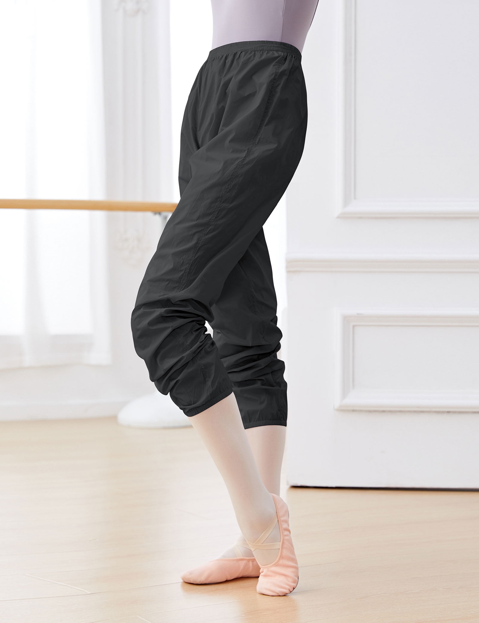 Women Ballet Pants Lightweight Warm up Trousers Girls Adult Jogging