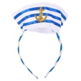thumbnail image 1 of Diadema con sombrero de capitán, diadema con sombrero de yate, diadema con sombrero de marinero, accesorio para disfraz de fiesta, 1 of 8