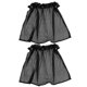 thumbnail image 1 of 2 Pcs Car Window Sun Shade Mesh Side Curtain UV Protection With Suction Cups Fixing (Black), 1 of 3