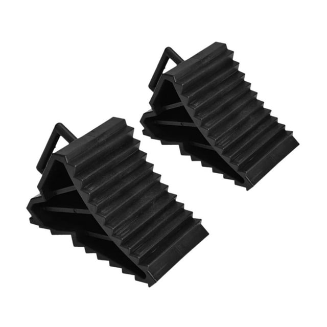 funtasica Bloc d'Amortisseur de Roue de Remorque VR Générique Bouchon de Frein de Pneu Bloc de Stationnement Polyvalent 2 Pcs