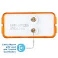 thumbnail image 2 of Lumitronics 37 Series Mini Thin Line Sealed LED Trailer Light Kit RV Clearance Side Marker Light, Amber, 2 of 6