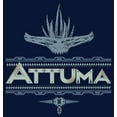 thumbnail image 2 of Boy's Black Panther: Wakanda Forever Attuma Logo  Graphic Tee Navy Blue X Small, 2 of 4