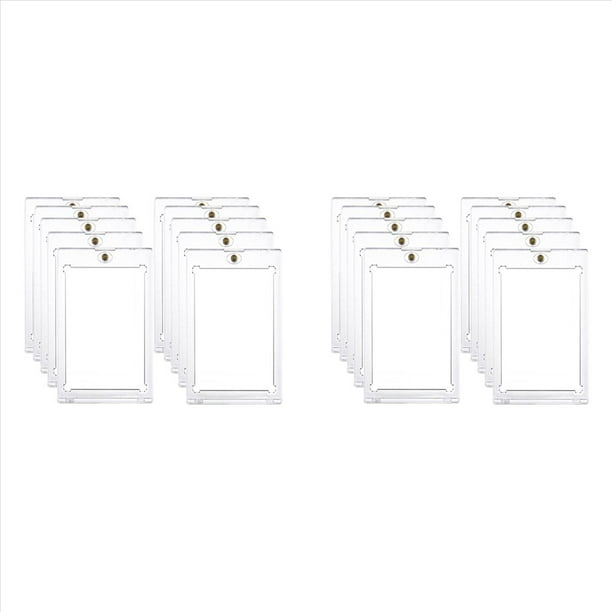 20 Uds. Portatarjetas Magnético Duro 35PT para Tarjetas Fotográficas Idol Protector Tarjetas Comerciales Deportivas Toploaders Vitrina A