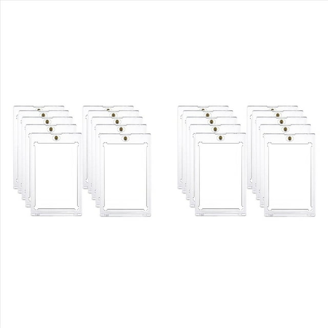 20 Uds. Portatarjetas Magnético Duro 35PT para Tarjetas Fotográficas Idol Protector Tarjetas Comerciales Deportivas Toploaders Vitrina A