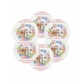 thumbnail image 7 of 15 Inch Round Placemats Set of 6, Easter Bunny Non Slip Heat Insulation PP Table Mats, Colorful Eggs Cute Rabbits Flowers Pink Plaid Washable Place Mats for Kitchen Dining Party Table Decor, 7 of 7