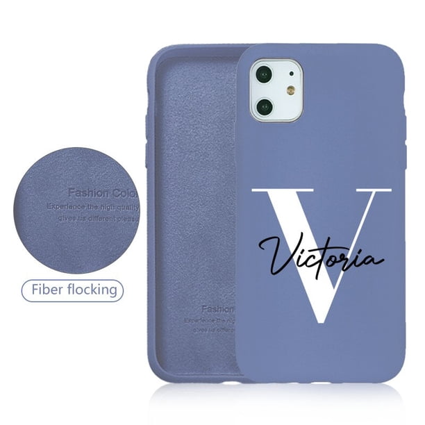 Funda de teléfono de silicona con nombre personalizado para iPhone 14 13 Pro Max Funda 12 11 SE 2020 8 Plus Coque 7 X XS XR Carcasa protectora personalizada Tan Jianjun unisex