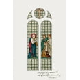 thumbnail image 2 of Burne–Jones, Edward 11x14 Gold Ornate Wood Framed with Double Matting Museum Art Print Titled - Design for Stained Glass Window-St. Pauls Church-Boston-MA, 2 of 4