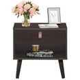 thumbnail image 6 of Pemberly Row Chipboards and MDF Multifunctional Nightstand in Espresso, 6 of 11