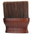 thumbnail image 4 of Cepillo plumero para el cuello de barbero con mango de madera para peluquería y salón de belleza., 4 of 14