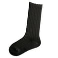 thumbnail image 3 of Hpapadks Boys Socks School Solid Color Knee High Warm Comfortable Stockings Socks Black 11-13 Years, 3 of 5