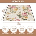 thumbnail image 4 of WOBOGO Vintage Shabby Chic Floral Pattern with Roses Baby Playmats Extra Large Waterproof Rollable Activity Pads for Toddlers 50×50inch, 4 of 7