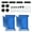 Blue, variant on Tizuqe Featherboard Adjustable Woodworking Tool Safety Device Stackable Feather Board for Table Sawing Router Tables Band Sawing