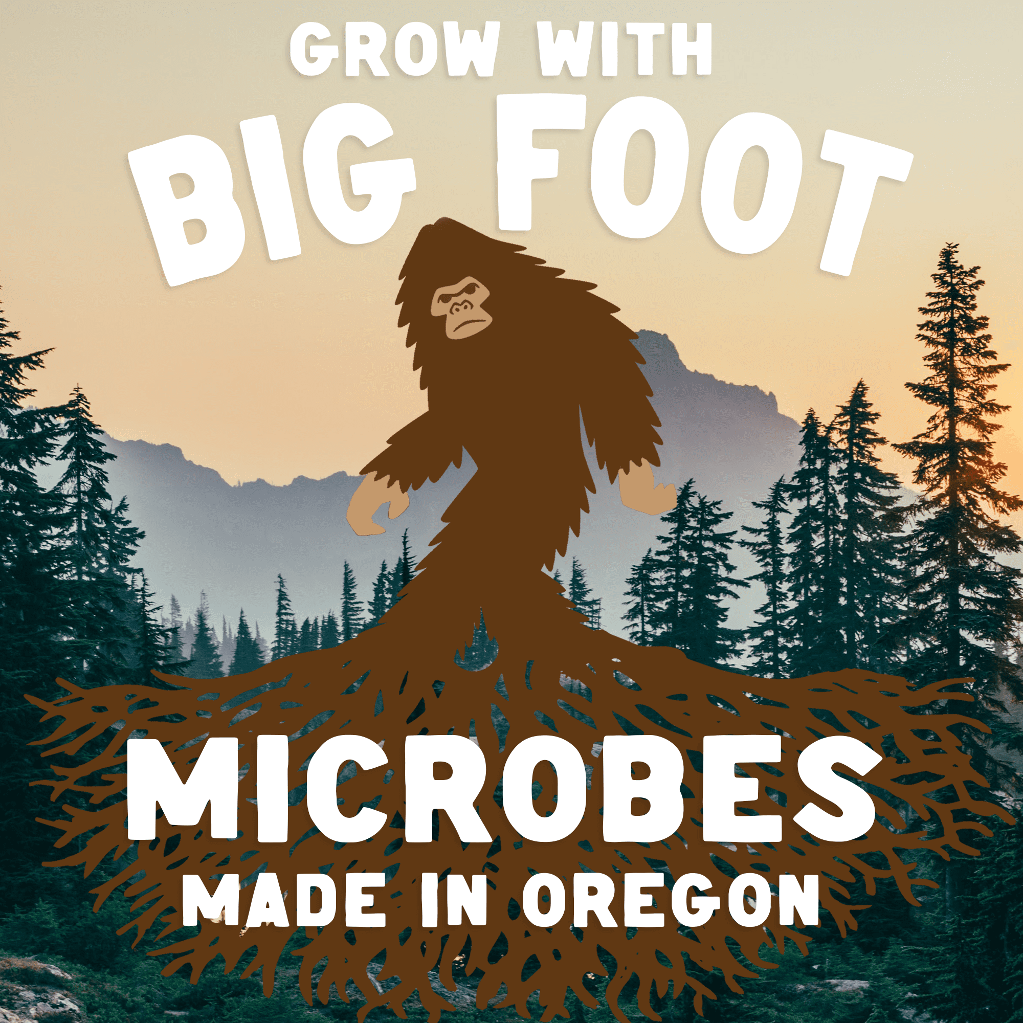 Big Foot Gold Mycorrhizal Fungi 4 oz, Beneficial Bacteria for Plant Growth, Root Stimulator, Super Concentrated 3-in-1 Formula for All Plants