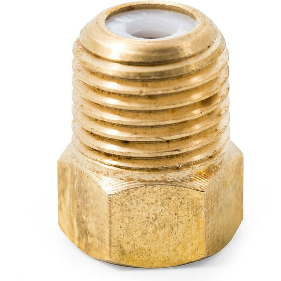 Camco Camper/RV Propane Fitting | Allows Propane to Flow in One Direction & Made of Solid Brass (59954)
