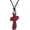 Small-Mahogany, variant on Natural Wooden Cross Pendant Necklaces for Women Men Sandalwood Handcrafted Gift Wood Hang from Car Rearview Mirror Pendant Vehicle Decoration[l7992]