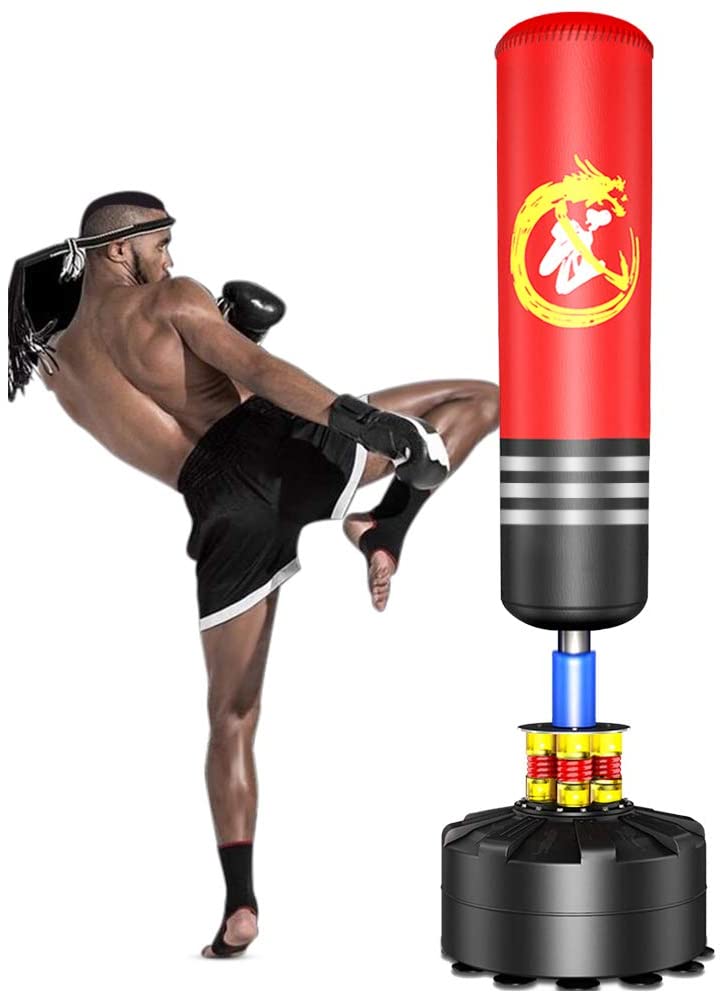 Dripex Adult Free Standing Boxing Punch Bag Heavy Duty Punching Bag Stand with Suction Cup Base Dripex Adult Free Standing Boxing Punch Bag Heavy Duty Punching Bag Stand with Suction Cup Base