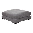 thumbnail image 3 of Moe's Home Collection Tumble Contemporary Fabric Ottoman in Gray, 3 of 5