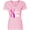 Classic Pink, variant on Inktastic Breast Cancer Awareness I Support My Wife with Pink Ribbon Women's V-Neck T-Shirt
