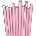 thumbnail image 3 of 10 Short  Hard Blue Plastic Drinking Straws, Medium Width + Sturdy Cleaning Brush - for , Small Cups,  Drinks - Dishwasher Safe, 3 of 6
