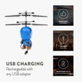 thumbnail image 4 of Marvel Licensed Captain America 3.5 Inch Flying Figure IR UFO Big Head Helicopter, 4 of 7