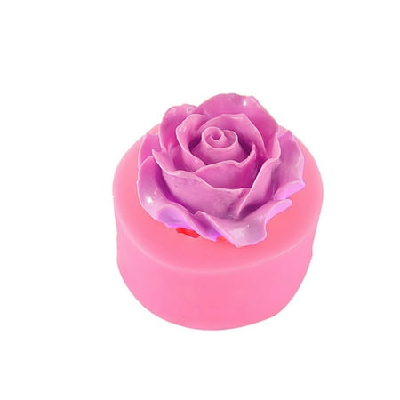 

Dasbsug 3D Rose Lily Clove Flower Silicone Candle Mold Resin Clay Soap Molds Chocolate Fondant Cake Baking Decorating