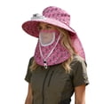 thumbnail image 3 of Kcolen Sun Hats For Men Large Head Solar Sun Hat with Built-In Ventilation Fan and UPF 50+ Wide Brim for Outdoor Wide Brim Sun Hat, 3 of 5