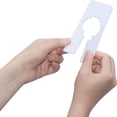 thumbnail image 3 of 10 Pcs Closet Dividers, White Rectangular Closet Dividers Blank Clothing Rack Size Dividers with a Pen for Most Standard Closet Racks, 3 of 7