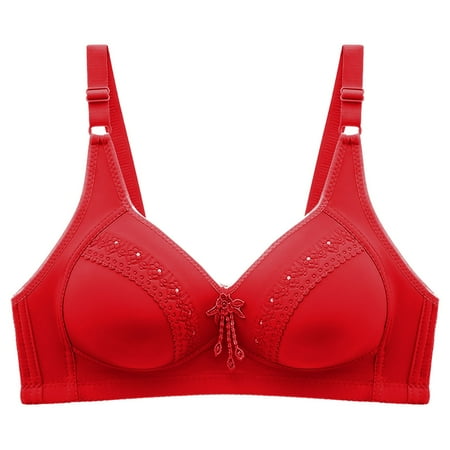 Sngxgn Women s Comfort Underwire Bra Underwire  Convertible Bras for Women(Red 42)