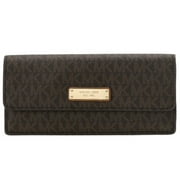 Michael Kors Signature Flat Wallet - Brown - 32F7Gf6F2B-200