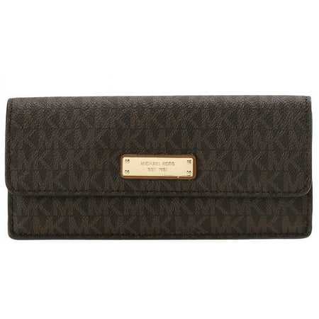 Michael Kors Signature Flat Wallet - Brown - 32F7Gf6F2B-200