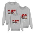 thumbnail image 6 of Fiaer Matching Family Christmas Sweatshirts Crew Neck Funny Graphic Pullovers Plus Size Long Sleeve Warm Tops Kid 140, 6 of 7