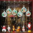 thumbnail image 3 of Pegatinas navideñas para ventana, calcomanías de Papá Noel para decoración de Año Nuevo, regalo de Navidad, 2024, 3 of 4