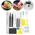 thumbnail image 3 of Juego de 25 uds de herramientas para Deshierbe BLESIY herramientas básicas para modedor herramientas de construcción de Hobby Deshierbe de vinilo artesanal, 3 of 8
