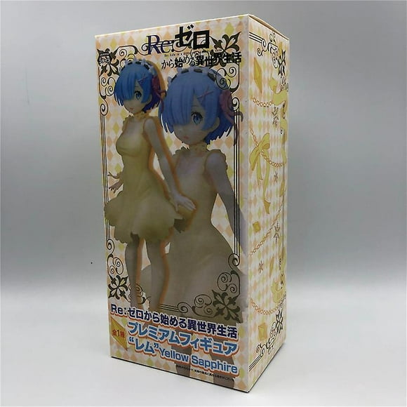 Rem :life In A Different World From Zero Transparent Dress Pvc Action Figure Cute Rem Collectible Model 23cm