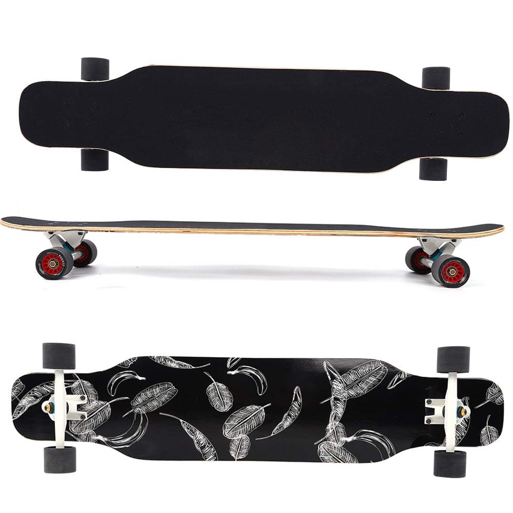 Skateboard Enfants Adolescents Skateboard Complet Caroma 79cm - Bois D'érable 9 Couches - Roues PU 54mm - Débutants Skateboard 79cm
