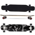 thumbnail image 4 of Planches à Roulettes en Érable à 8 Couches Antidérapantes Longboard Planche à Roulettes, Planche à Roulettes Standard Professionnelle de Danse de Rue Extérieur Plateau Coulissant pour Adolescents Adultes, 4 of 8