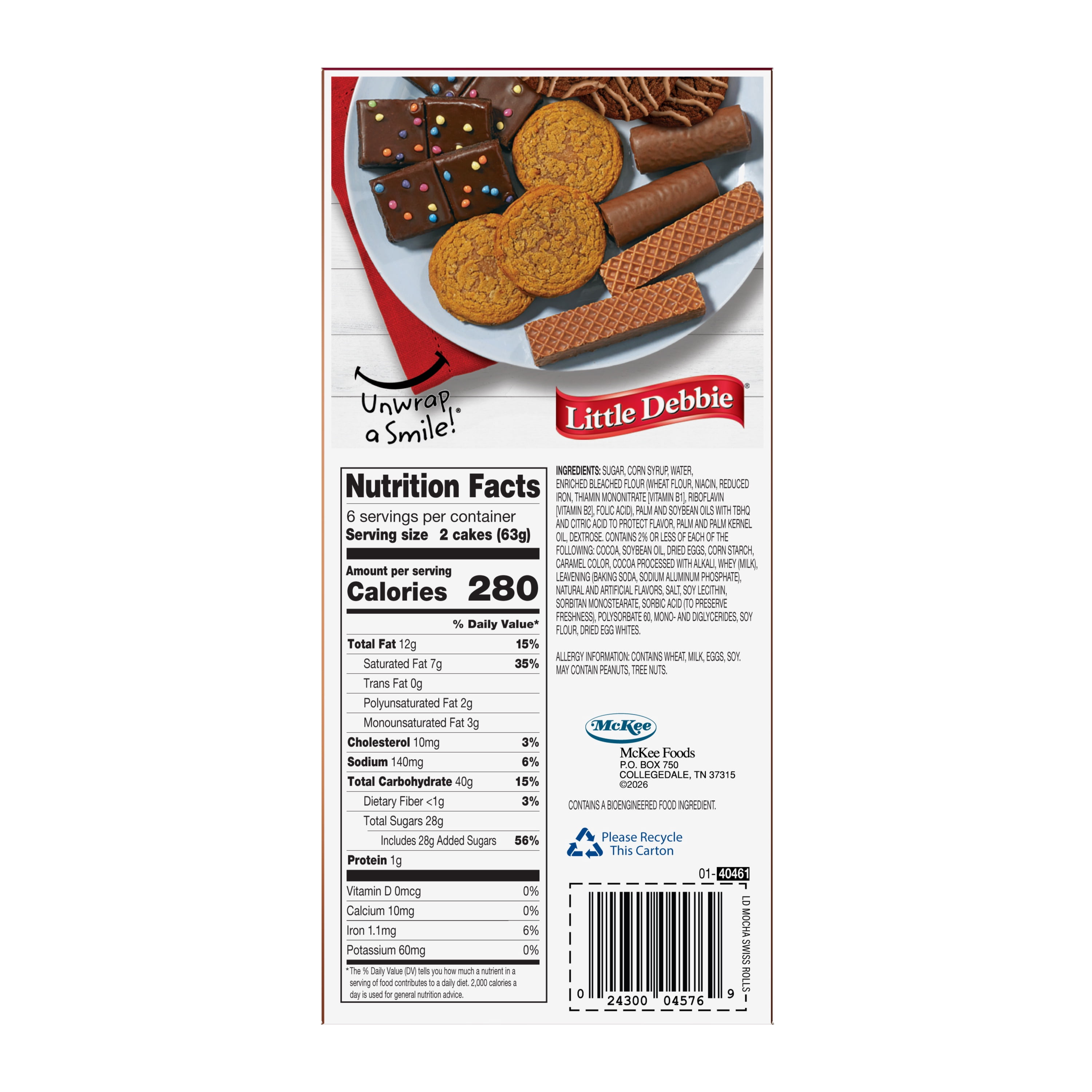 Little Debbie Mocha Swiss Rolls
