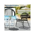 thumbnail image 4 of Studyset 3 Piece Patio Bistro Set,Outdoor Seating Acapulco Chairs,All Weather Modern Patio Chairs Set Of 2 With Side Table,Small Patio Conversation Bistro Set Outdoor Acapulco Patio Set, 4 of 6
