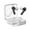 White, variant on Matoen The Everyday Bluetooth Wireless Earbuds with Microphone - Stereo Sound in-Ear Bluetooth Headset Black