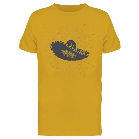 Hand Drawn Sombrero Mexican T-Shirt Men -Image by Shutterstock, Male Small