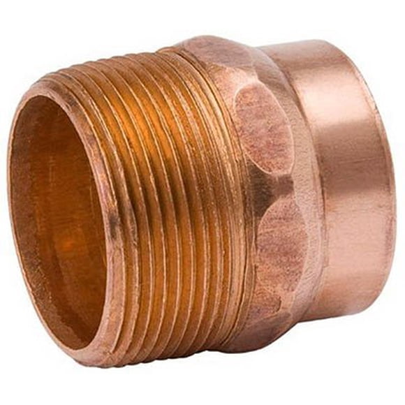 Adaptador Macho de Cobre DWV Mueller Streamline 1.5 pulgadas