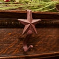 thumbnail image 2 of Wrought Iron Christmas Stocking Hanger  4"-Star - Red (Set of 6) by Park Designs, 2 of 4