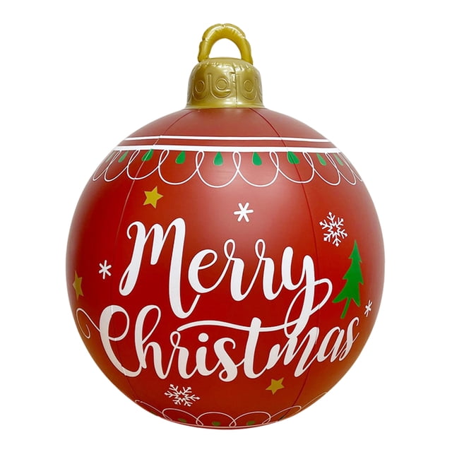 Inflable Navidad Decorativa PVC 60CM Adornos Versátiles A Prueba para Patio Y Porche